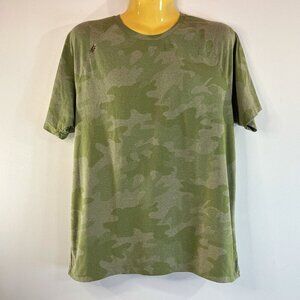 Rhone Men's Reign Camo Short Sleeve Athletic T-Shirt - Size Large